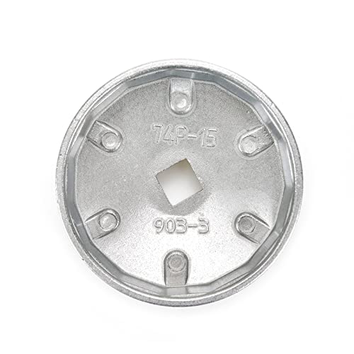 74mm Max Inside Dia 15 Flutes End Cap Oil Filter Wrench Auto Tool - size: Model 903-3