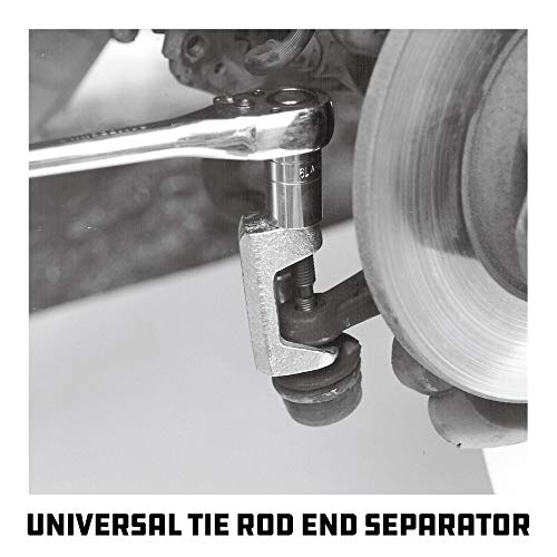 Powerbuilt Universal Tie Rod End Separator, Ball Joint Separator Puller Extractor Removal Tool, 3/4-Inch (18MM), for use on Many FWD Vehicles with Rack & Pinion Steering - 940424 - size: Tie Rod End Seperator