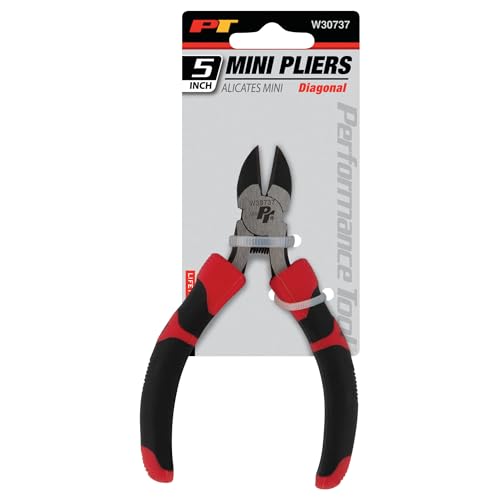 Performance Tool W30737 5-Inch Mini Diagonal Pliers - size: 5" Mini Diagonal Pliers