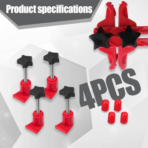 Car Dual Camshaft Clamp, Car Engine Timing Belt Sprocket Gear Locking Tool Kit, Anti-Slip Cam Gear Clamp and Holder Set, Universal Car Accessories Cam Bearing Tool Kit Fit for Most Cars