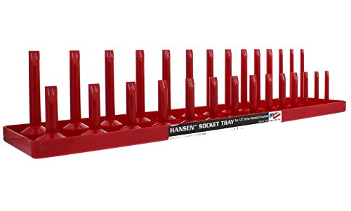 Hansen Global HNE1201 Hansen Socket Tray 1/2 " Drive Deep, Regular, Standard From 3/8 " - 1-1/4 "