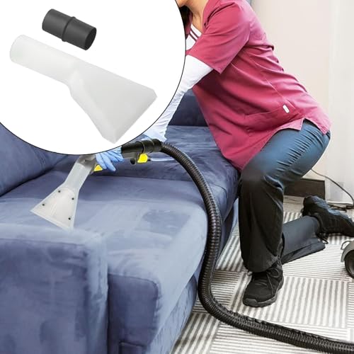 Clear Spray Removal Nozzle for Wet Dry Vacuums, Upholstery Tool 32-35mm Compatible with Portable Carpet Cleaners for Removing Stains from