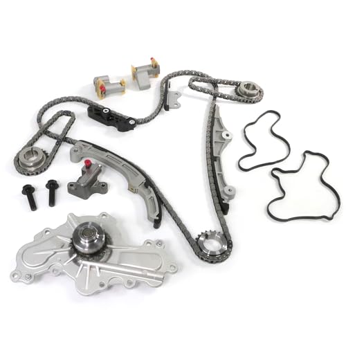 3.5 3.7 Timing Chain Kit W/Water Pump with Timing Tool Kit Fits for 2007-2011 Edge/CX-9/Fusion/Taurus/6/MKS/MKT/Flex/MKS/MKT/MKX/MKZ/Sable/Taurus X V6 Cyclone Engines # AT4Z-6306-A 7T4Z-6256-A - color: FOR 2007-2010 Edge 3.5L