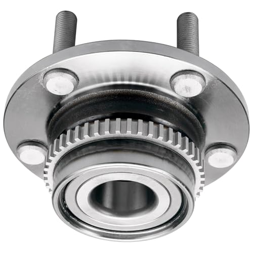 Detroit Axle - 2 Rear Wheel Bearing and Hubs Assembly with ABS Ring & 5-Lug for Kia Sportage 2005-2010 & Hyundai Tucson 2005-2009, FWD & 4-Wheel ABS Only - style: 512267 x2/Pair