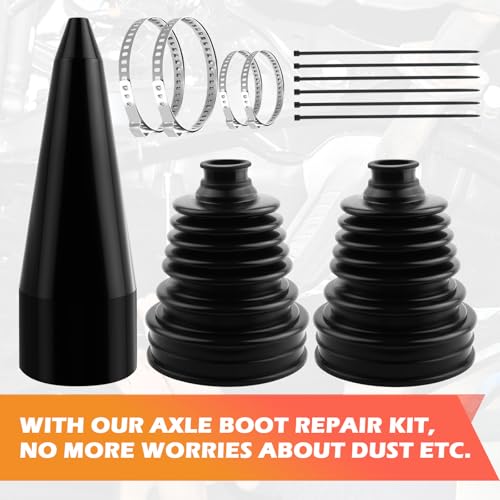 CV Boot Repair Kit Includes CVs Boot Expander Tool,Soft CV Axle Boots Repair Kit for Dust Protection with Clamps,Silicone CVs Joint Boots Kits Fits 3.56"/2.96"/2.46" Calibers