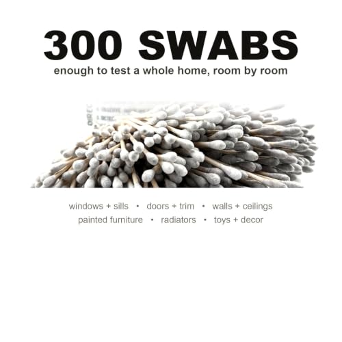 Scitus Know, Understand Lead Test Kit (300 Rapid Testing Swabs) 30-Second Results, Vinegar Activated, Home Use for Painted Surfaces, Walls, Trim, Doors, Furniture - size: 300