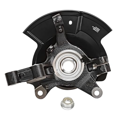 Detroit Axle - FWD Front Steering Knuckles Kit for 2011-2014 Ford Edge, 2011-2015 Lincoln MKX, Steering Knuckles w/Wheel Bearing Hubs CV Axles Assembly Replacement - size: 4UX48707/Kit