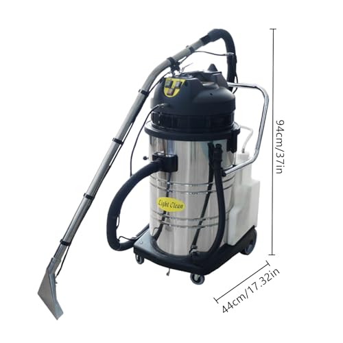 2110W 110V Commercial Carpet Cleaning Machine, 60L/11Gal Professional Commercial 3 in 1 Carpet Floor Brush Cleaner Extractor Vacuum Washing Machine Portable Carpet Cleaner