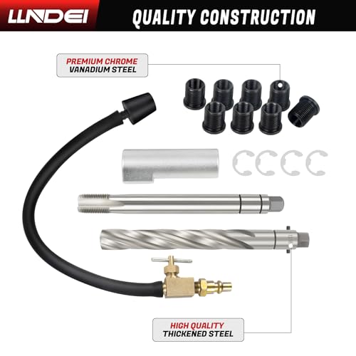 LLNDEI Spark Plug Thread Repair Kit, 38900 Two Valve Ford Triton Tool