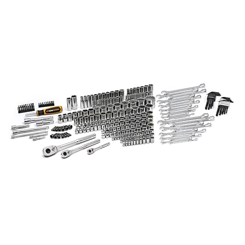 GEARWRENCH Mechanics Tool Set in 3 Drawer Storage Box, 257 Pc, 1/4 in 3/8 in and 1/2 in Drive, Metric/SAE | GW72XLCBMTS