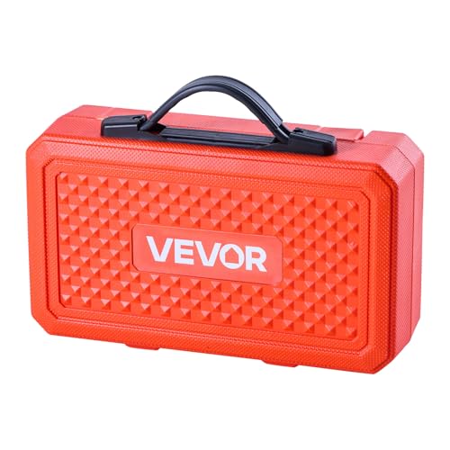 VEVOR Bearing Press Kit, 52 Pcs Bearing Race and Seal Driver Set with 49 Bushings and Handle Shaft, Bushing Driver Tool Set, Heavy Duty Carbon Steel Removal Installation Tool Kit - size: 52pcs
