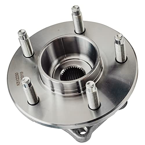 Detroit Axle - 2pc Rear Wheel Bearing and Hubs Assembly with 5-Lug for Chevrolet Equinox 2005, Pontiac Torrent 2006, Saturn Vue 2002-2007, Non-ABS Models - style: 512230 x2/Pair