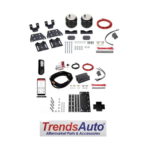 TrendsAuto Firestone Airide Rear Ride-Rite Air Spring Kit and Dual Path Standard Compressor Kit fits 2024-2025 Tacoma 4WD w/o In-Bed Hitch | Easy Installation | Includes TrendsAuto Decal - size: Dual Path