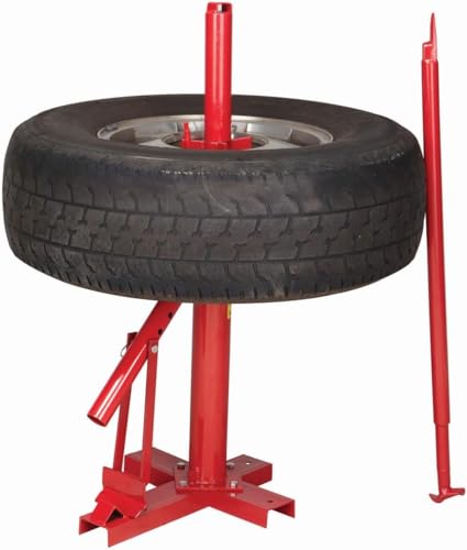 Portable Manual Tire Changer, Heavy Duty Bead Breaker & Wheel Mount Demount Tool, Fits 8" to 21" Tires for Cars, Trucks, Motorcycles