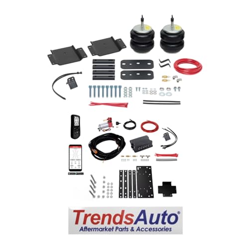 TrendsAuto Firestone Airide Rear Ride-Rite Air Spring Kit and Dual Path Standard Compressor Kit fits 2007-2021 Tundra | Easy Installation | Includes TrendsAuto Decal - size: 2007-2021, style: Dual Path