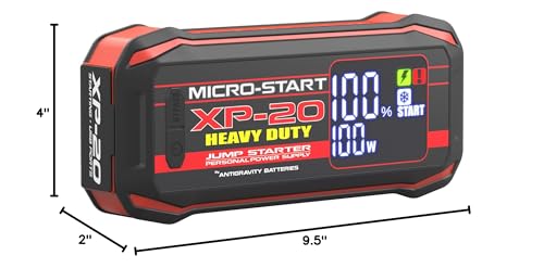 Antigravity Batteries: 4650A Jump Starter – 12V Heavy Duty Lithium Battery Booster Pack, Portable Jump Box, for up to 10.0L Gas & 8.0L Diesel Engines