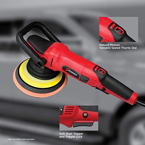 Shurhold 3500 Dual Action Polisher Pro Buffing Tool for Boat, RV & Auto Detailing, Variable Speed, Ergonomic Grip
