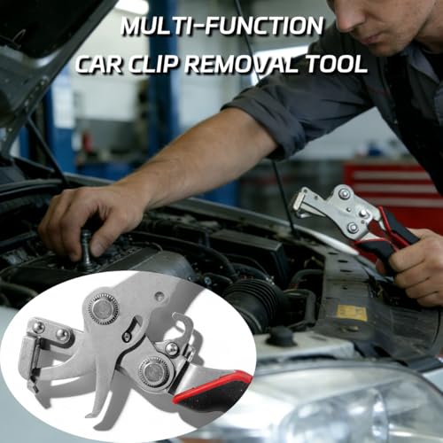 Car Clip Pliers Fastener Removal Tool Alloy Steel Disassembly | Removes push clips, rivets & buckles without scratching. Alloy steel vs cheap plastic. Ergonomic grip reduces fatigue.1 pcs