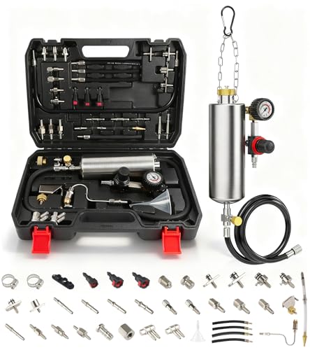 MR CARTOOL Fuel Injector Cleaner Kit 150PSI Automotive Fuel System Cleaning Kit for for Gasoline Injectors, C100 Non-dismantle Fuel Injector Cleaner Machine for Auto Catalytic Converter/Intake Valve