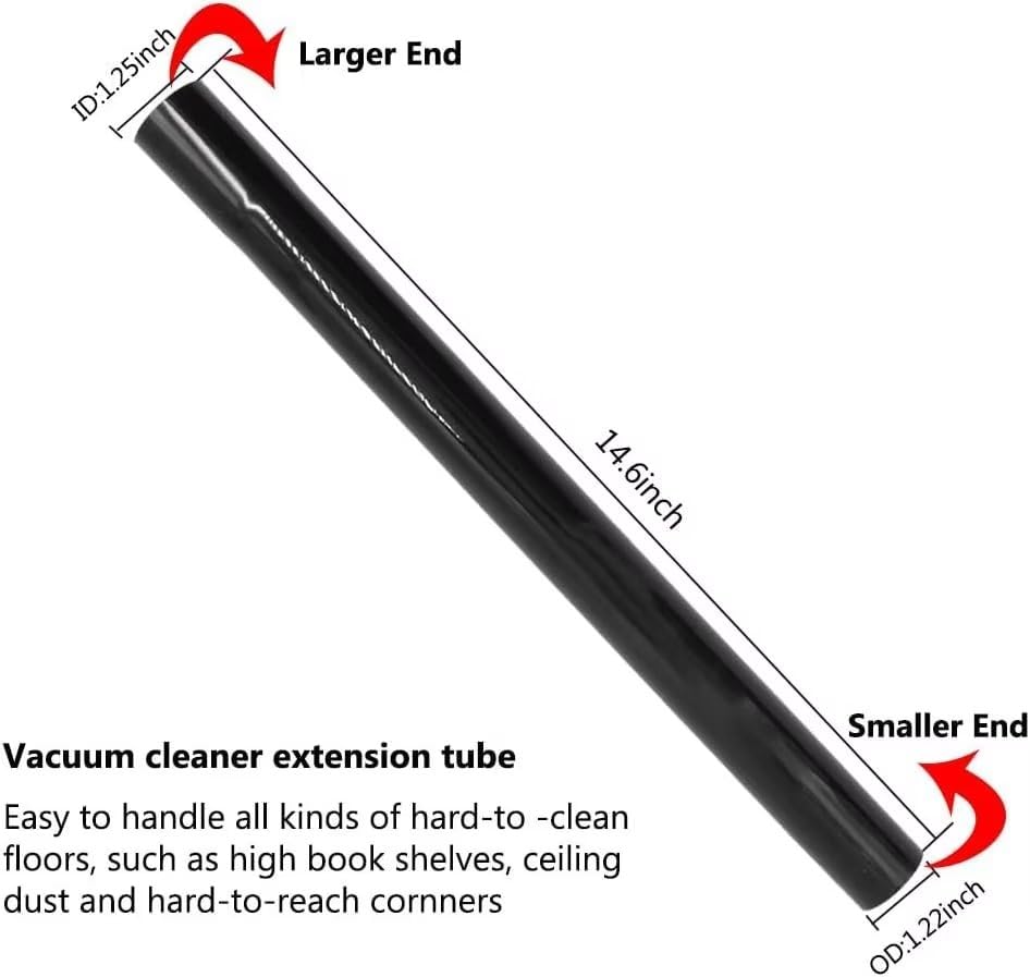 IN VACUUM 11 Pcs Vacuum Attachments for Shop Vac Accessories to 2 1/2" to 1 1/4" to 1 3/8" & 1 7/8" to 1" Vacuum Hose Adapter Kit, Vacuum Cleaner Accessories with Universal Vacuum Hose Adapters