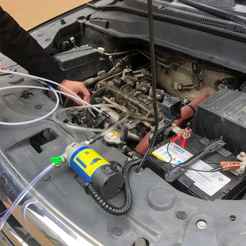 AIGMISON 12V 100W Engine Oil Pump, Electric Oil Change Extractor Pump,Electric Fluid Transfer Pump for Engine Oil, Equipped With 3 Pipes-Low Noise - color: 100W