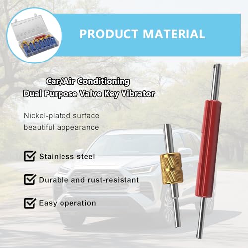 16PCS Car AC Fuel Line Disconnect Tool Set with Storage Box,1/4" 5/16" 3/8" 1/2" 5/8" 3/4" 7/8" Master Quick Disconnect Tool Kit,Fuel Lines & Transmission Oil Cooler Lines for Most Vehicles