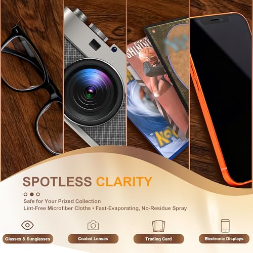 17-in-1 Card Cleaning Kit, Card Care Polishing Restoration with Plastic Case, Trading Card Cleaning with Polishing Cream and Cleaning Spray, Suitable for PSA Rated Card Care & Flatten Edges (12.1")