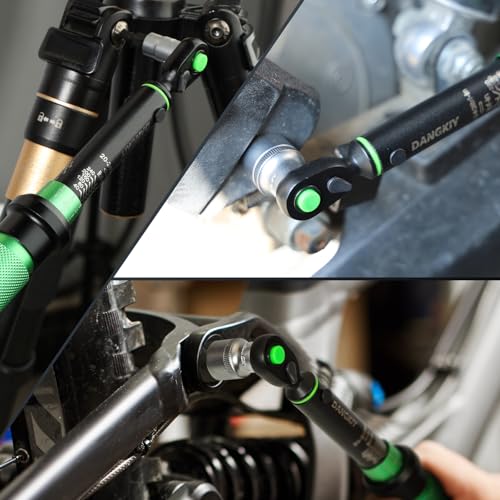 Torque Wrench Bike, 1/4 Inch Torque Wrench Lightweight Dual-direction 20-240IN.LB/2.3-27.1N.M, 72 tooth High Precision Bike Torque Wrenches with Dual Range Scales for bicycle