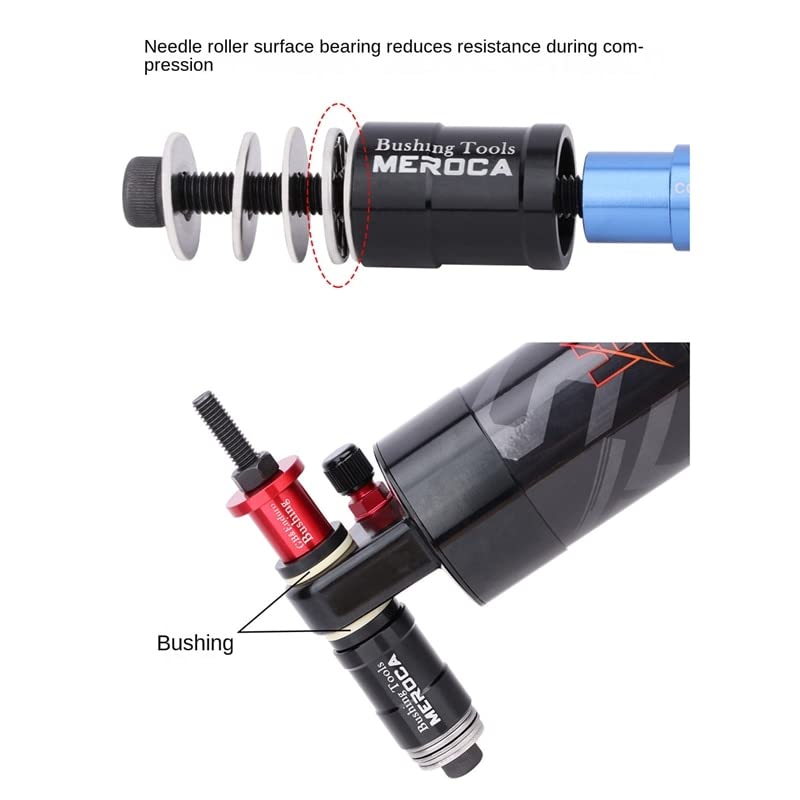 MEROCA Bicycle Shock Absorber Bushing Installation Removal Tool for Fox Rockshox X-Fusion CCDB MTB Rear Shock DU Bushing