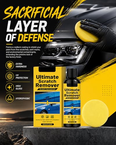 NanoPolix Scratch Remover,2026 New Scratch Remover for Vehicles,Quick Fix Removal Paste for Deep Car Scratch Remover,All Paint Colors Polishing Kit Quick Repair Scratches and Restore Shine (1 Set)