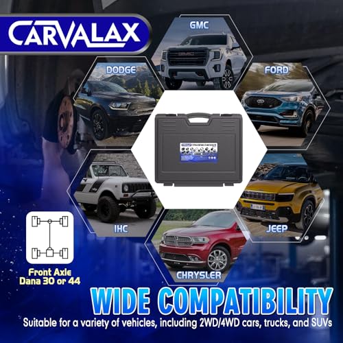 CARVALAX 23-Piece Ball Joint Press Kit | Ball Joint Removal Tool Kit w/Universal Adapters and Sockets for Most 2WD/4WD Cars, Trucks and SUVs - size: 23PC