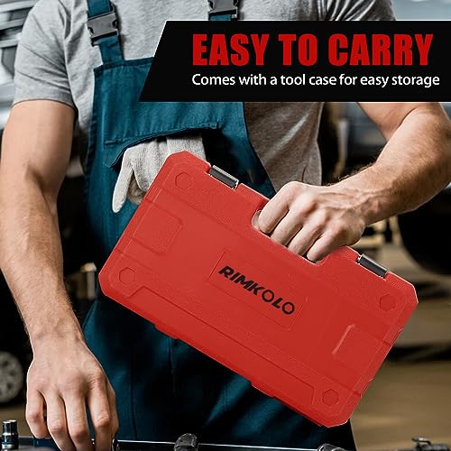 Hex Impact Bit Socket Set, 32-Piece Allen Socket Set SAE and Metric 1/4" 3/8" 1/2" Drives, S2 Alloy Steel and CR-V Bit Sockets