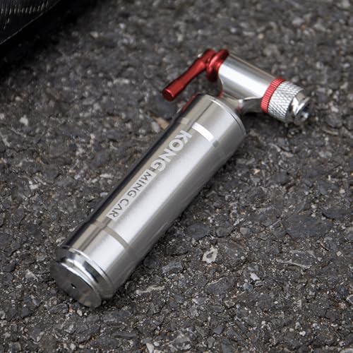 CO2 Inflator Kits, Presta and Schrader Valve Compatible, CO2 Bike Tire Pump for Mountain and Road Bicycles - style: STYLE:B
