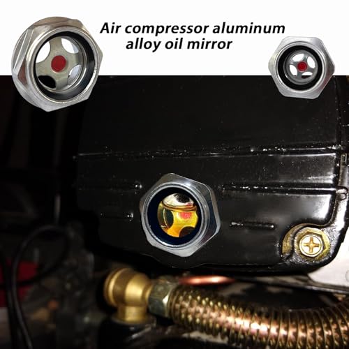 Air Compressor Oil Sight Glass G1/4'' G3/8'' G1/2'' G3/4'' G1'' 5pcs Level Gauge Compressor Sight Glass Oil Tank Gauge