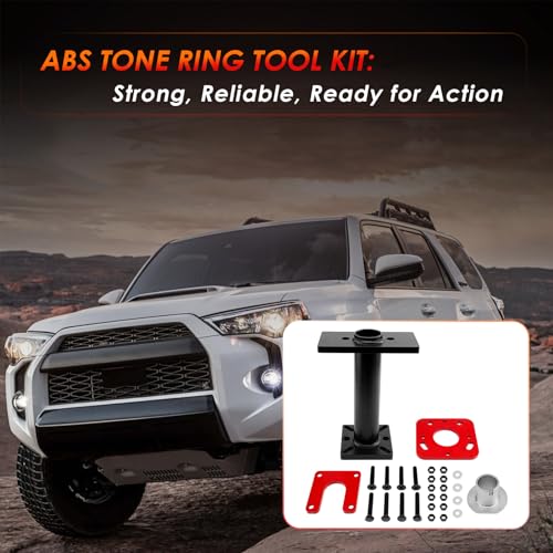 Rear Axle Bearing Puller Tool, Fit For 95-20 Toyota 4Runner Tundra Tacoma | Also Fits Hilux T100 Pick-up/Trucks, ABS Tone Ring Tool Kit, Wheel Bearing Removal Tool & Installer