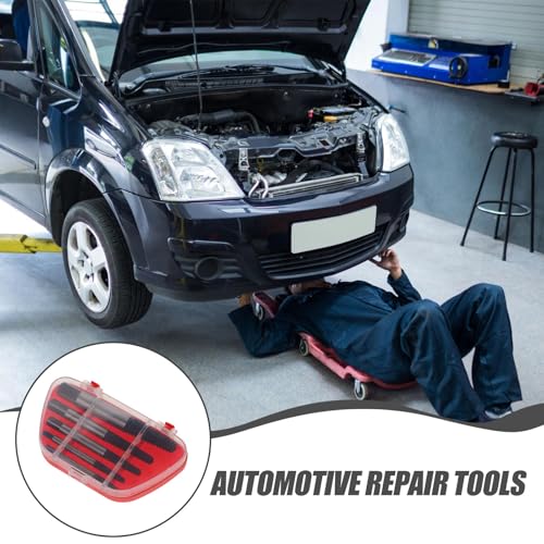 INOOMP Screw Extractor Set for Removing Broken Stripped Damaged Screws Carbon Steel 5pcs Bolt Extractor Kit with Versatile Applications for Automotive Repair