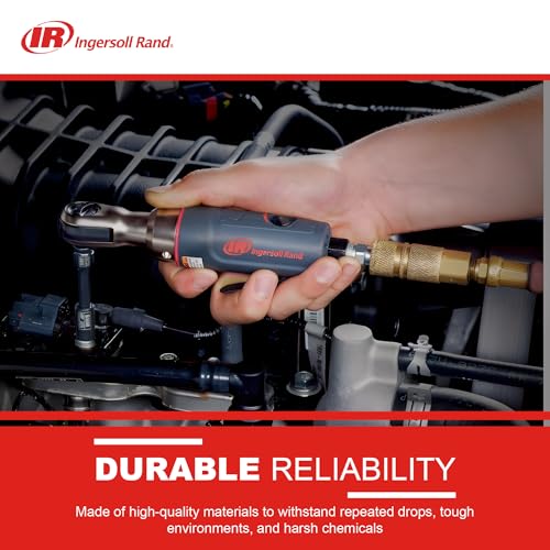 Ingersoll Rand 1105MAX-D2 1/4" Drive Air Ratchet Wrench | Features up to 30 ft-lbs torque and 300 rpm, ideal for fastener installation and removal in tight spaces - style: 1105MAX-D2 1/4 Inch Mini Composite Air Ratchet