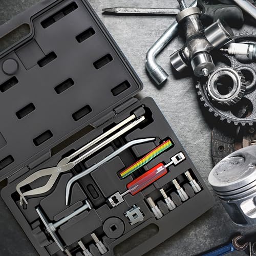 ABN 15-Piece Brake Kit with Brake Caliper Tool, Brake Drum Puller, Brake Adjusting Tool Set