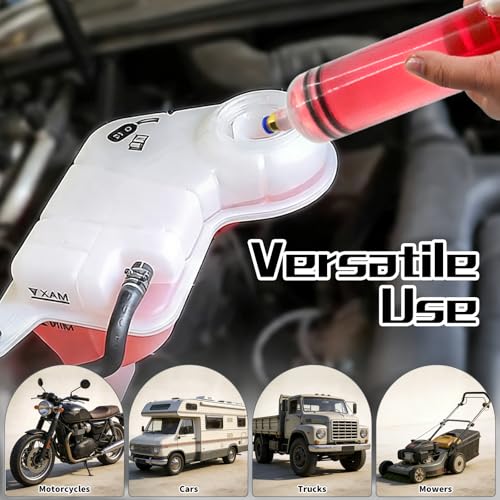 3 Pcs 500cc Automotive Fluid Extractor Pump with Horse Manual Suction Vacuum Fuel Car Transfer Oil Extractor Hand Syringe Pump for Hydraulic Fluid, Power Steering(Black)