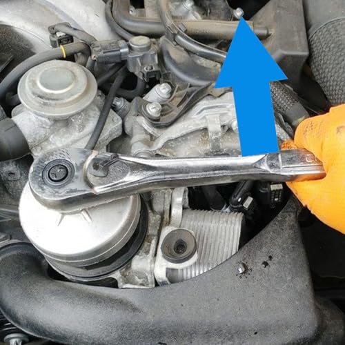 74mm Oil Filter Wrench: 14 Flutes Oil Filter Removal Tool Compatible with FL-910S/FL-500-S, BRIGGS-STRATTON 492932/695396/792326, FRAM PH8170, TECUMSEH 36563, WIX 57035 Lawn Mower Oil Filters