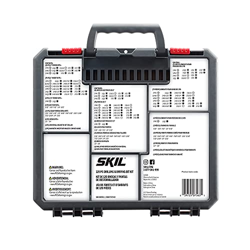 SKIL 120pc Drilling and Screw Driving Bit Set with Bit Grip - SMXS8501 - style: 120 pc Drill Bit Set