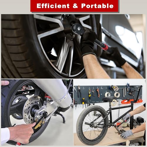 AEROFORCE 1/4 & 3/8 & 1/2-inch Drive Click Torque Wrench, 41Pcs Torque Wrench Set with Sockets and extensions, Hex, Torx, magnetic Spark Plug for Car, Motorcycle, Bike Repair - size: 1/4" & 3/8" & 1/2" (41-Piece), style: 4 - 20 lb-ft & 5 - 45 lb-ft & 15 -