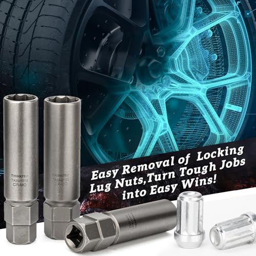 10 Spline Lug Nut Socket for Ta20 19/21 10 Spline Lug Nut Key | Dual Drive 10 Point Wheel Lock Key, Compatible with Bimecc 10 Point Socket - color: Ta20-19/21