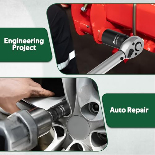 15/16" Deep Impact Socket 1/2" Drive for Lug Nuts, Brake Caliper | CR-MO Steel Impact Socket, 3.07" Length, 6 Point, SAE Size Socket for Automotive and Agricultural & Construction Equipment - size: 15/16" (Deep)