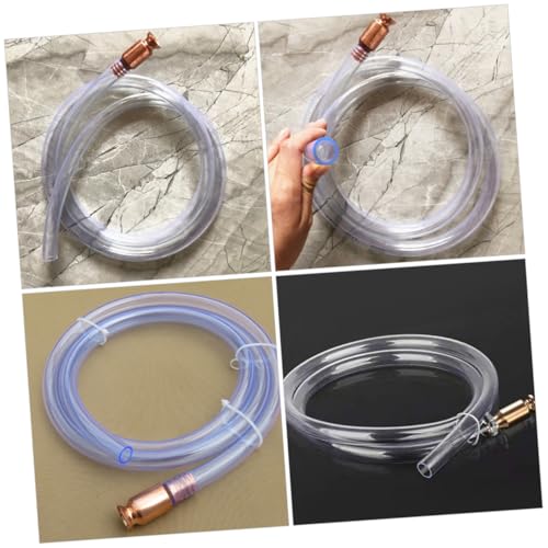 Hemobllo Automatic Siphon Hose Kit for Gasoline 1/2 Oil Siphon Tube Hose Retainer for Simple Fluid Transfer for Automotive and Multi-Purpose Use