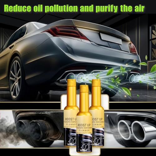 Catalytic Convertor Cleaner, Auto Parts Engine, Catalytic Converter Cleaner, Exhaust System Pipe Carbon Removal Cleaner Treatment Additive Oil, Fuel Injector Cleaner Oil Additive (2Pcs*120ml) - color: 2Pcs Catalytic Convertor Cleaner
