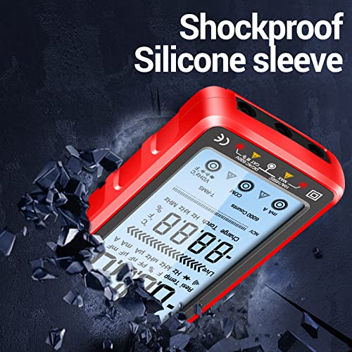 ANENG Digital Multimeter Tester Auto-Ranging TRMS 6000 Counts Voltmeter Smart Rechargeable Meter Measures AC/DC Current,NCV,Voltage,Ohm,Amp,Resistance,Diodes,Countinuity,Capacitance,Temperature - style: 681 Backlit Screen