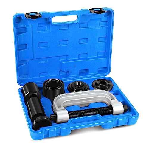 DNA Motoring 10pcs Ball Joint Press Removal/Installation Tool Set with Adapters for Most 2WD 4WD Cars Light Trucks,Blue, TOOLS-00312 - style: 10 Ball Joint Press set 2