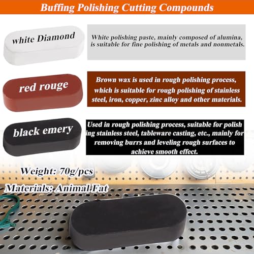 17PCS 4 Inch Buffering Wheels Polishing Kit with Compound for Angle Grinder,Includes 14Pcs Nylon Fiber Flap Disc & Wool Felt Polishing Wheel,3Pcs Buffing Compounds and Sanding Sponge - style: 4 Inch - 18pcs