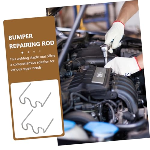 SOLUSTRE 1000pcs Hot Staples Welding Rods for Car Bumper and Dashboard Repair Kit Plastic Welding Supplies for and Versatile Applications